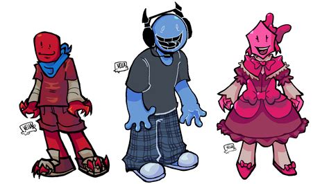 Bluudud, Pr3ttypriincess and COOlkidd (FORSAKEN) в 2025 г | Застенчивые ...