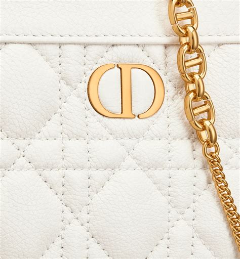 Клатч Every Dior Dior Caro Мягкая телячья кожа Cannage цвета латте | DIOR