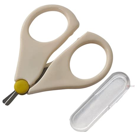 Buy GOCART WITH G LOGO New Born Baby Safety Nail Scissors With Circular ...