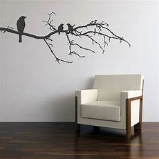 Bird Wall Stickers by Black Birds On Branch Wall Sticker By Pom Gifts Bird Wall Stickers