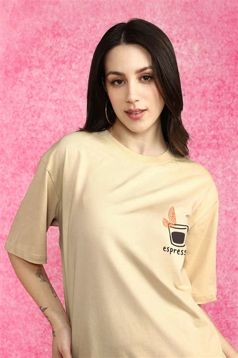 Espresso Swanwhite Oversized Graphic T-Shirt – Juneberry