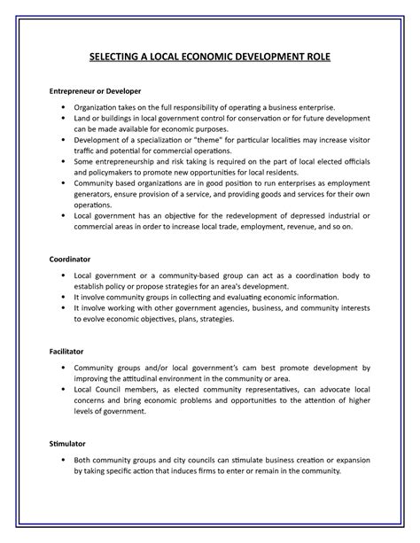 Local Economic Development Document 的图像结果