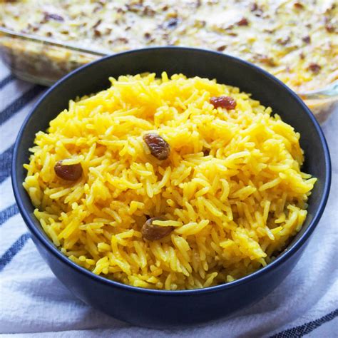South African yellow rice - Caroline's Cooking