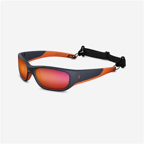 Buy Kids Sunglasses|Cat4 UV protection Orange Polarised|Quechua