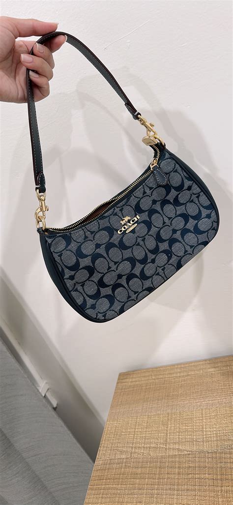 Coach denim Teri shoulder bag