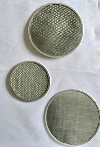 Stainless Steel Wire Mesh Circular Filter Manufacturers and Exporters ...