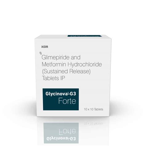 Glycinova G 3mg Forte Strip Of 10 Tablets: Uses, Side Effects, Price ...