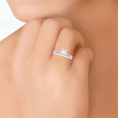 ring for girls, buy silver ring, silver finger rings swarovski rings ...