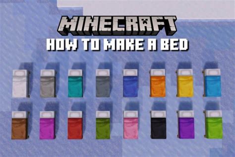 Image result for Minecraft Bed Tutorial