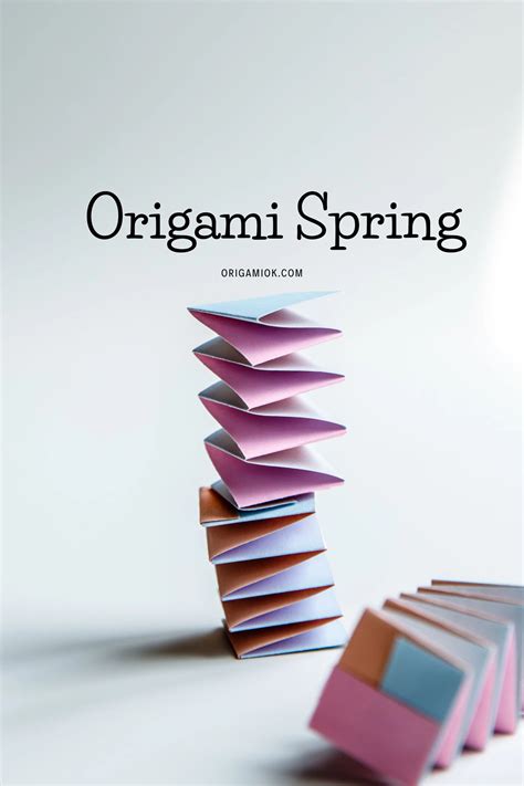 Origami Paper Spring 的图像结果