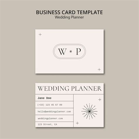 Wedding Planner Business Cards 的图像结果