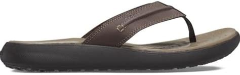 Crocs men's Yukon Vista II Literide Flip Flop (Espresso, numeric_7 ...
