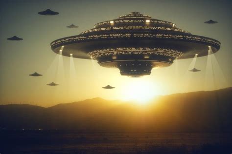 Laminated Alien Invasion Flying On Earth Saucer India | Ubuy