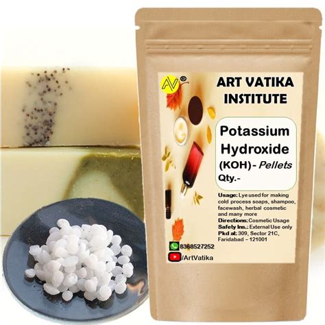 Potassium Hydroxide (KOH) for Cold Press Soap - Shop Now on Artikamart