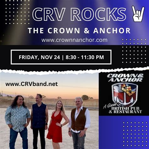 CRV-Crown & Anchor Friday 12/29!, Crown and Anchor, Thousand Oaks ...