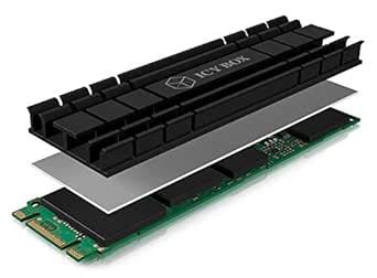 ICY Box ' M2Hs 701 Extra Slim Aluminium Heatsink for"M.2 2280 Memory ...