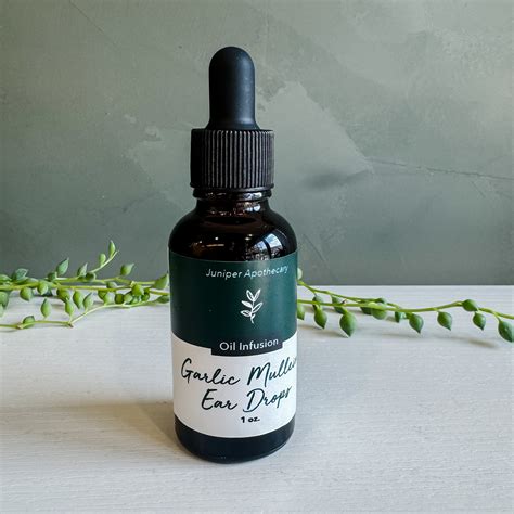Garlic Mullein Ear Drops – Juniper Apothecary
