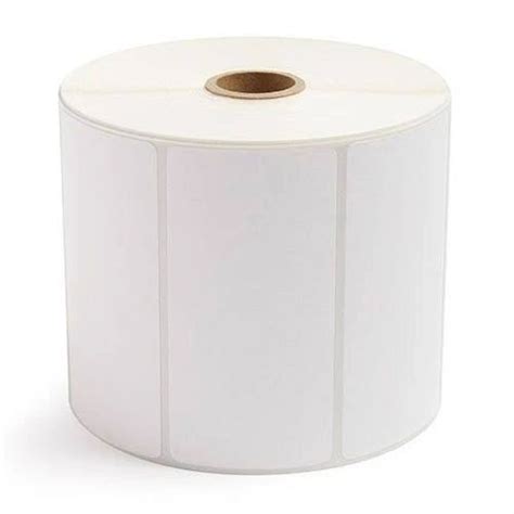Jiyan Label, 4" x 2" Direct Thermal Label Roll, 100mm x 50mm, White ...