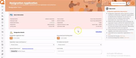 How to apply for Separation from the admin portal? - Quikchex Knowledge ...