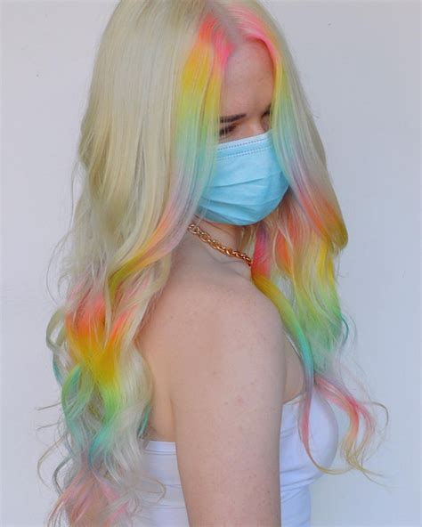 Rainbow Hair Color