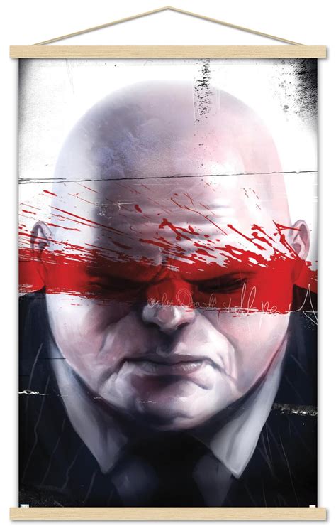 Marvel Comics - Kingpin - Cover Art Wall Poster with Wooden Magnetic ...