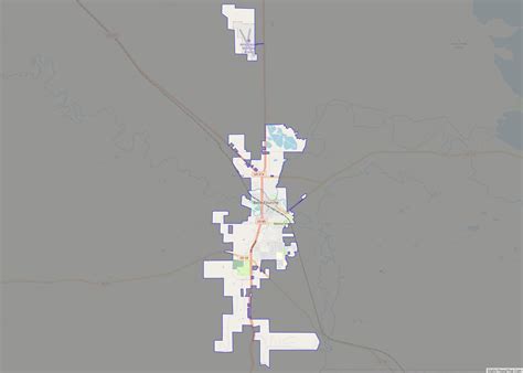 Map of Belle Fourche city - Thong Thai Real