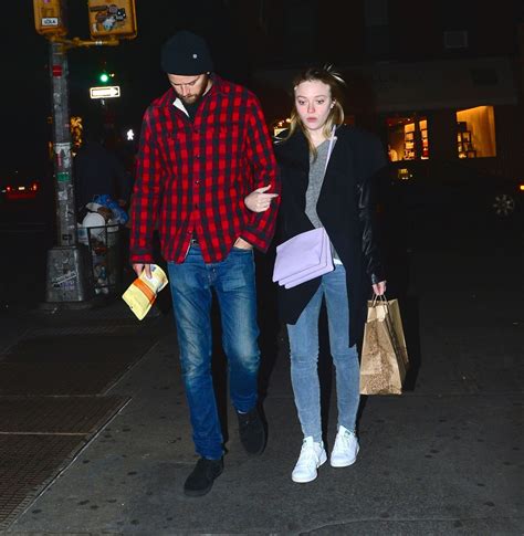 Dakota Fanning and Her Boyfriend, Model Jamie Strachan - Out in New ...