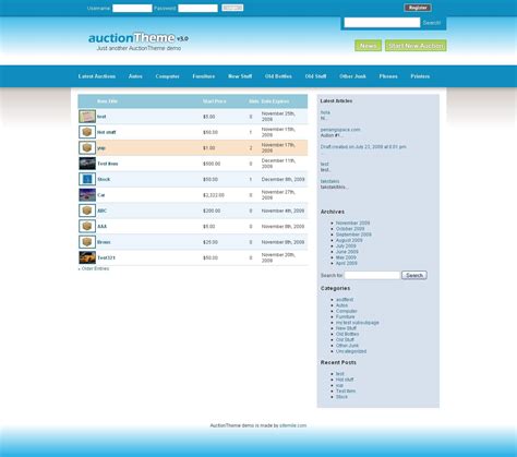 Reverse Auction Wordpress Theme - Create job freelancer website ...