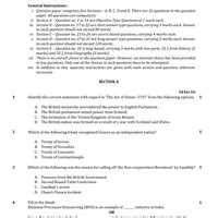 Class 10 Social Science: CBSE (Official) Sample Question Paper (2020-21 ...