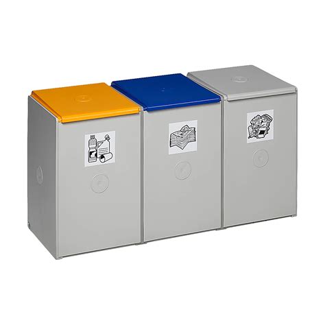 Collecteur de tri en plastique – VAR: poste de tri avec bacs de 60 l ...