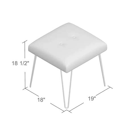 Seating Stool: Metal Accent Stool – Studio GKW