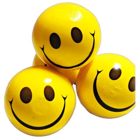 Smiley Face Squeeze Ball Yellow Ball Stress Reliver Ball Soft Squeeze ...