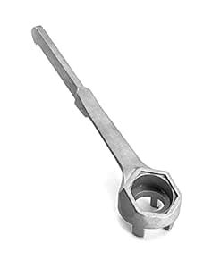 QWORK Drum Wrench, Aluminum Wrench Opener for 10 15 20 30 55 Gallon ...