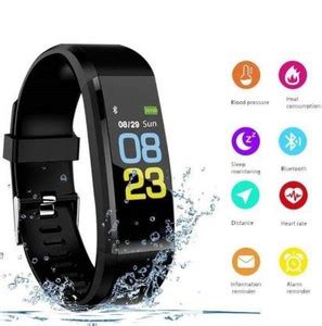 Stybits S16_ID115 Digital Bluetooth Step Count Bluetooth Smart Wrist ...