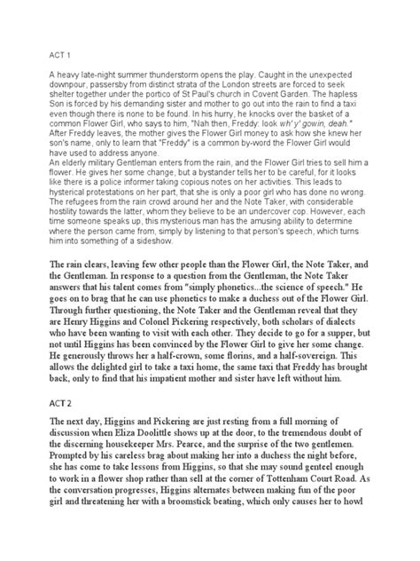 Pygmalion Summary 的图像结果