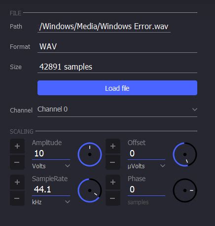 Scopy Signal Generator [Analog Devices Wiki]