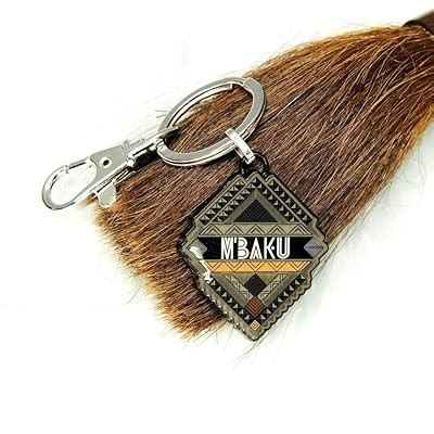Buy Black Panther Wakanda Forever M'BAKU Name Keychain - Officially ...