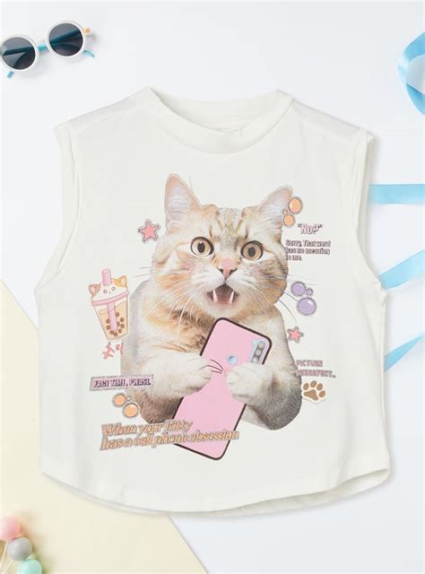 Buy Girls Printed T-shirt Online at just Rs. 299.0 - 1000014960707 ...