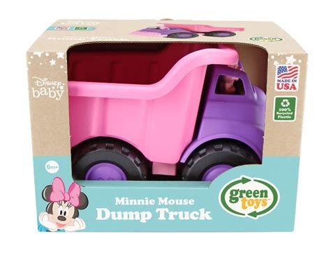 Buy Green Toys Disney Minnie Mouse Dump Truck, Pink - pretend play ...
