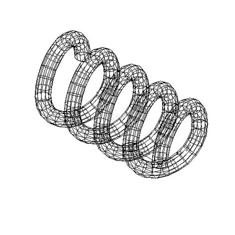 CAD 画弹簧 的图像结果