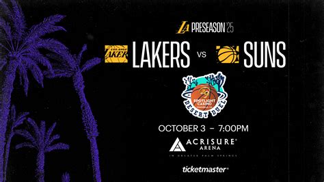 LOS ANGELES LAKERS ANNOUNCE 2025-26 PRESEASON SCHEDULE Presented By ...