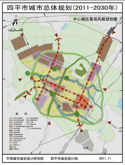 《四平市城市总体规划（2011-2030年）》 - 城市案例分享 - （CAUP.NET）