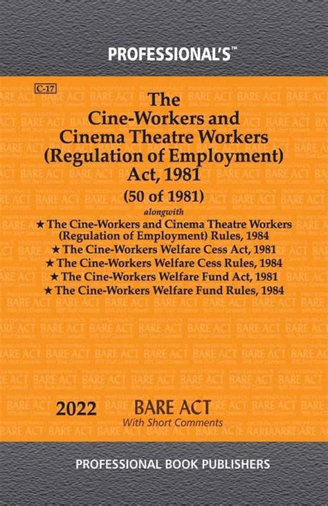 Cine-Workers And Cinema Theatre Workers (Regulation Of Employment) Act ...
