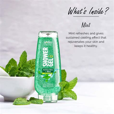 Buy VASU SHOWER GEL- ACTIVE DEO-MINT_250ML Online & Get Upto 60% OFF at ...