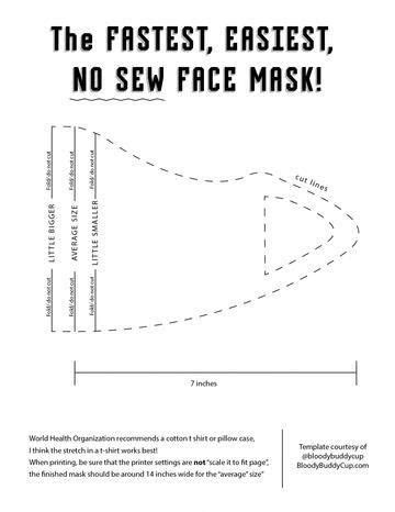Image result for Free Printable N95 Mask Pattern