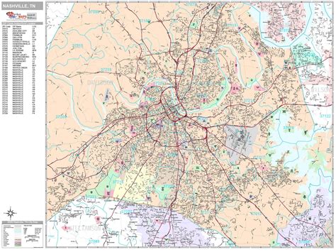 Nashville Tennessee Elevation Map