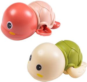 IndusBay 2 Pcs Swimming Turtles Floating Wind-Up Bath Tub Water ...