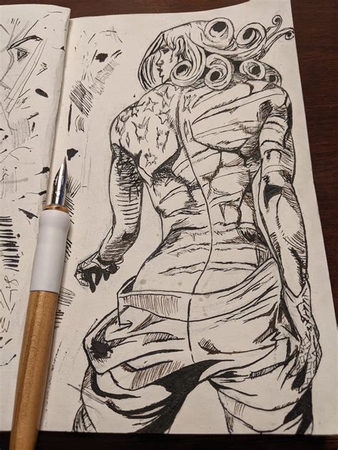 first time inking and with the g pen 😅 : r/Beginner_Art