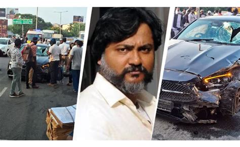 Telugu actor's drunk 'driver' loses control, rams six vehicles in ...