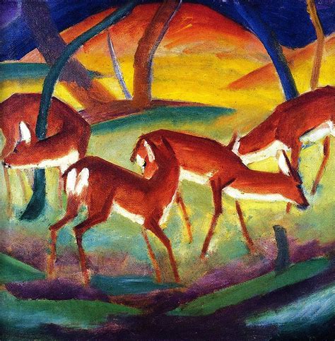 Franz Marc | A German Expressionism Master Class | German expressionism ...